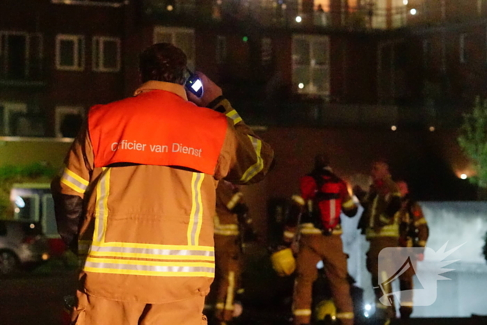 Brand in parkeergarage zorgt voor veel rookontwikkeling