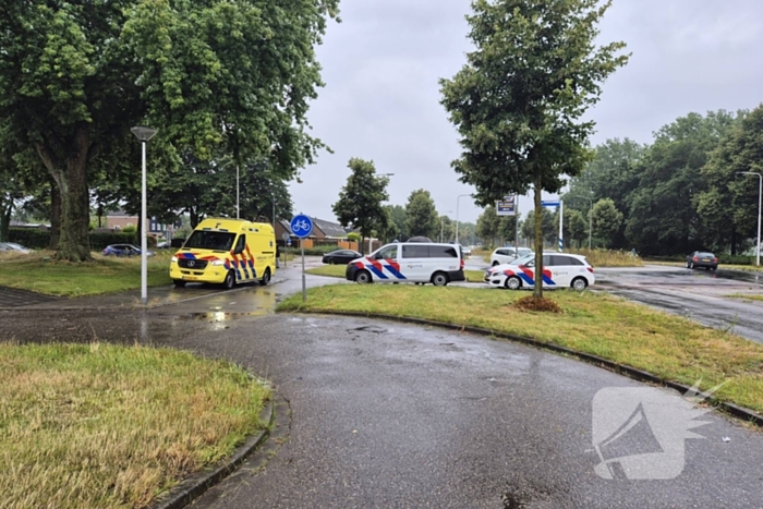 Fietser gewond bij botsing met auto