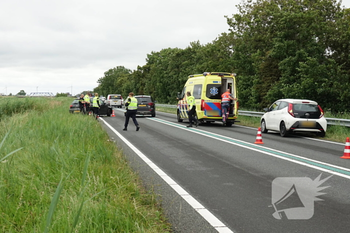 Vertraging na kop-staart botsing