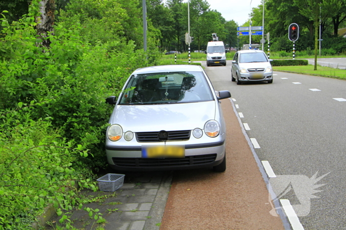 Schade na kop-staart aanrijding