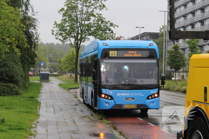 Stadsbus komt met pech te staan