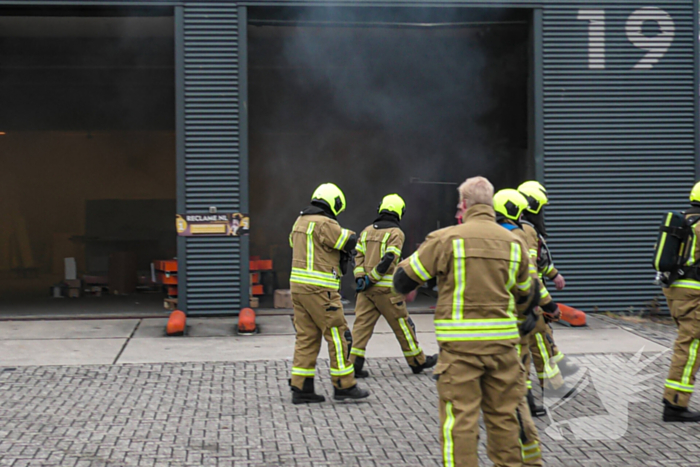 Brand snel geblust in bedrijfspand