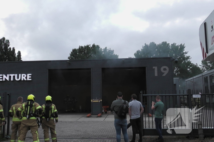 Brand snel geblust in bedrijfspand