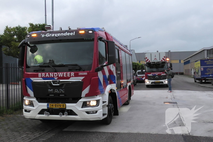 Brand snel geblust in bedrijfspand