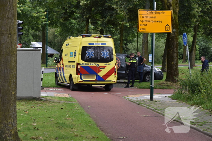 Bezorger onderuit bij eenzijdig ongeval met scooter