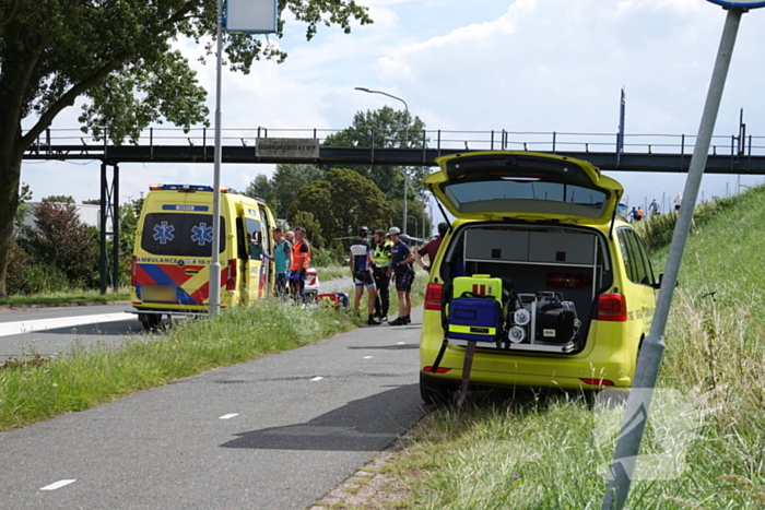 Wielrenner gewond na valpartij