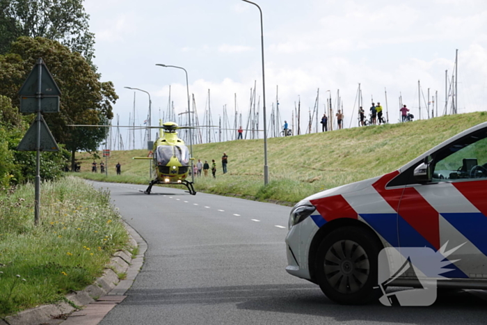 Wielrenner gewond na valpartij