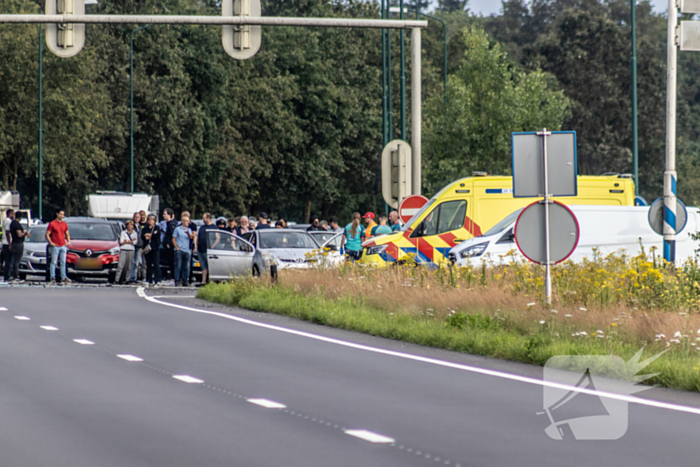 Meerdere voertuigen betrokken bij aanrijding