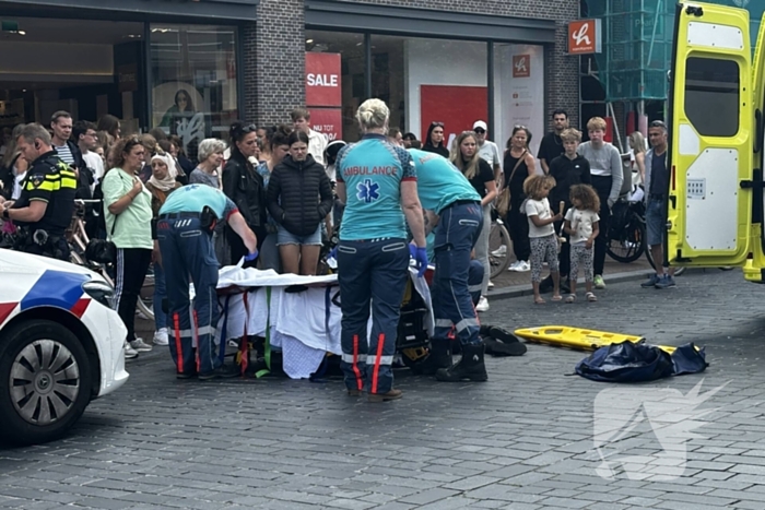 Fietser gewond bij aanrijding met scooterrijder