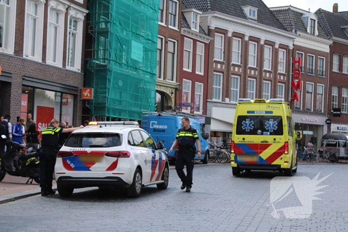 Fietser gewond bij aanrijding met scooterrijder