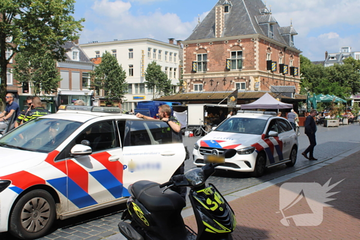 Fietser gewond bij aanrijding met scooterrijder