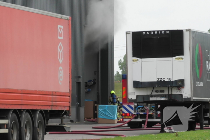 Grote brand in uiendroogmachine