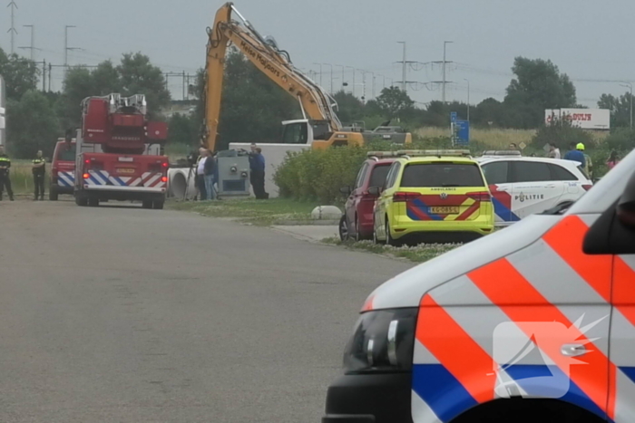 Grote brand in uiendroogmachine