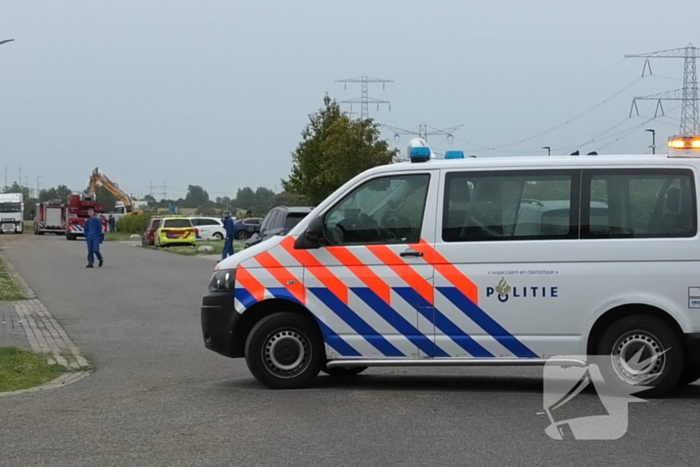 Grote brand in uiendroogmachine