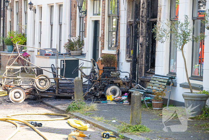 Woning aangetast door voertuigbrand