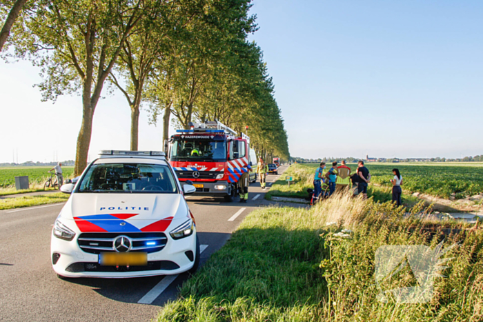 Motorrijder gewond na val