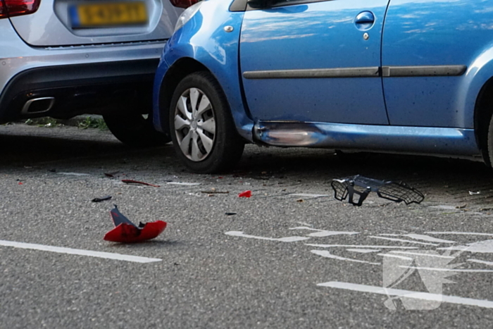 Grote schade na aanrijding met motorrijder