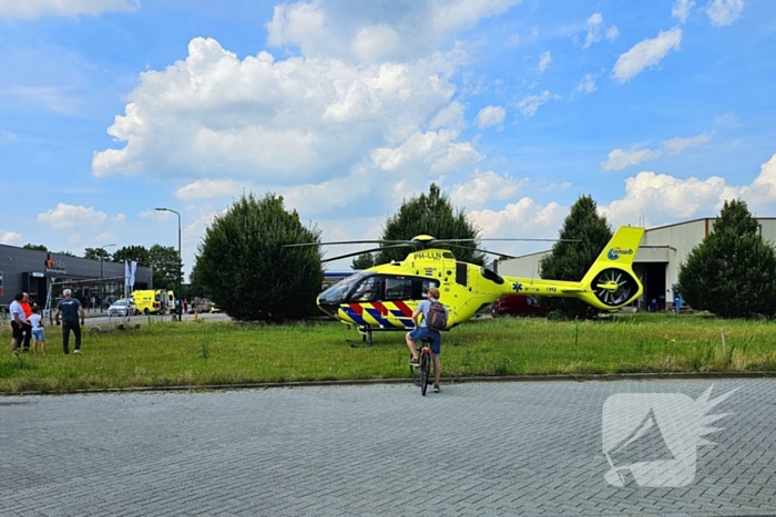 Scooterrijder gewond bij verkeersongeval