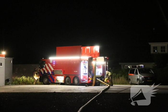 Schuur verwoest door uitslaande brand