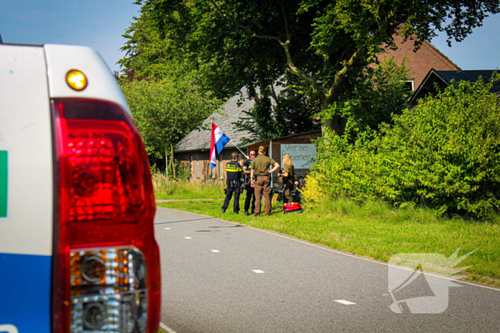 Fietser zwaargewond na ongeval