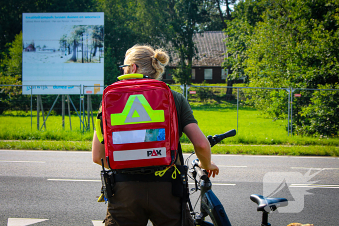 Fietser zwaargewond na ongeval