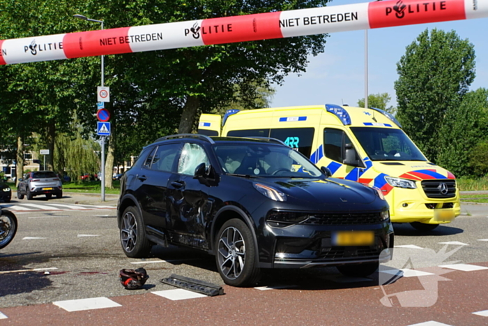 Motorrijder gewond na ongeval met auto