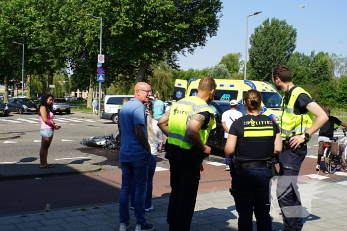 Motorrijder gewond na ongeval met auto