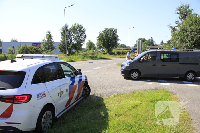 Fietsers botsen op elkaar