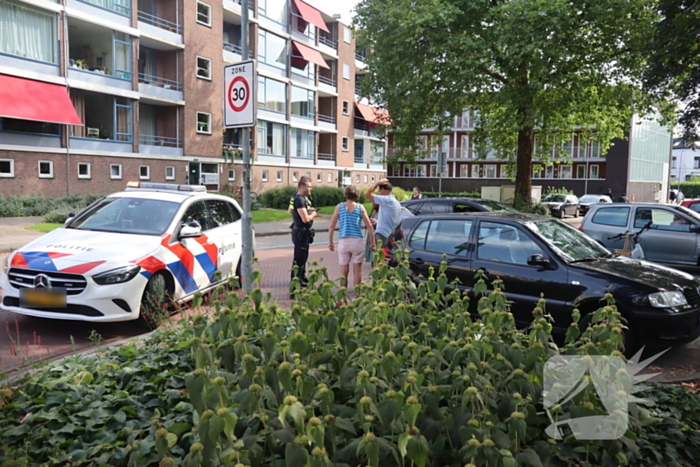 Fietser aangereden op parkeerplaats