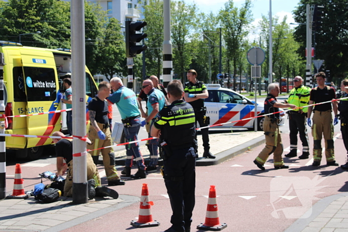 Hulpdiensten groots ingezet waaronder een traumateam