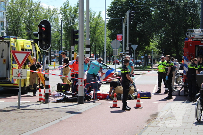 Hulpdiensten groots ingezet waaronder een traumateam