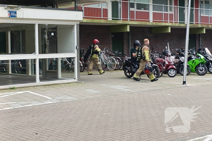 Brandweer ingezet voor brand op balkon