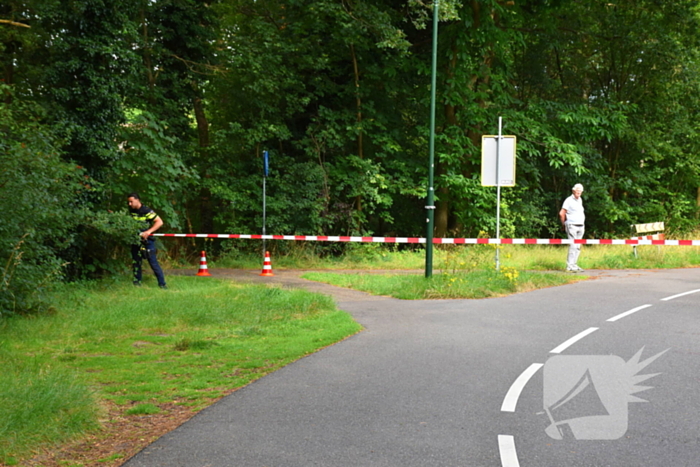 Gewond Persoon naast mountainbike aangetroffen op wegdek