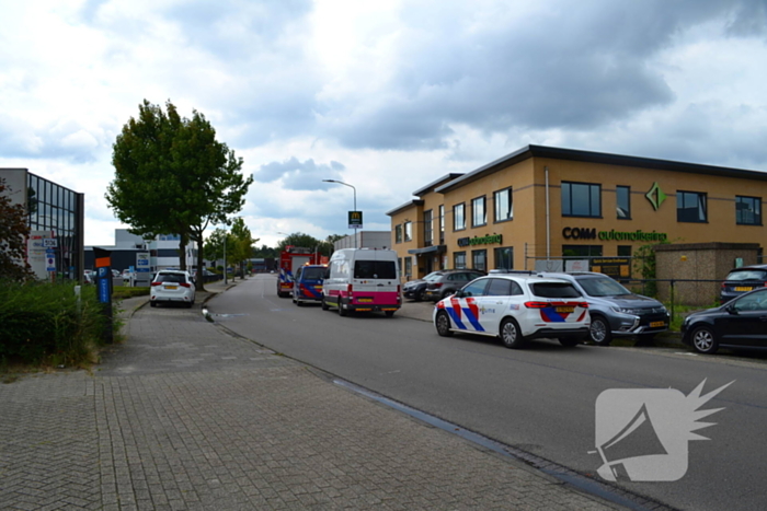 Gaslucht geroken in bedrijfspand