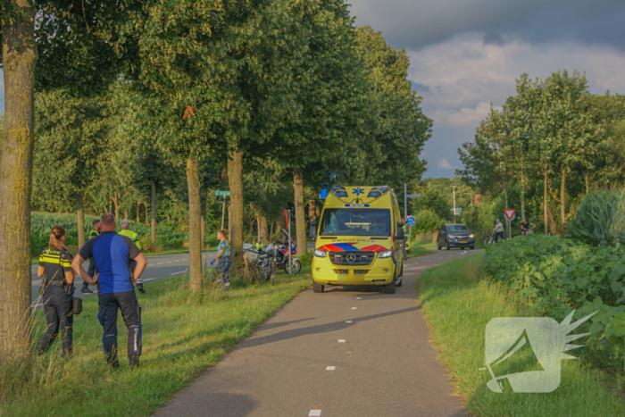 Fietser in botsing met automobilist