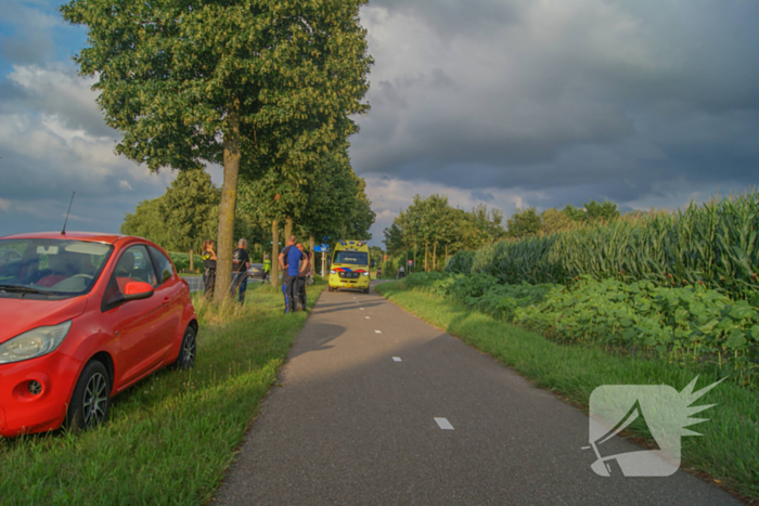 Fietser in botsing met automobilist