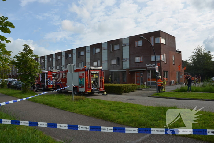 Forse rookontwikkeling bij woningbrand