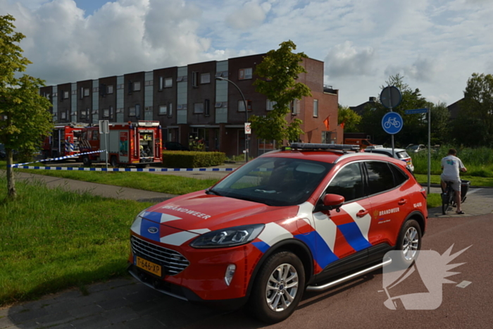 Forse rookontwikkeling bij woningbrand