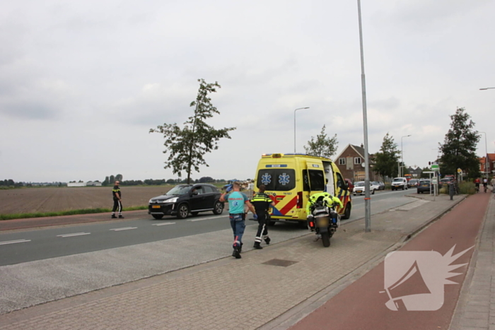 Twee personen gewond bij kop-staartbotsing