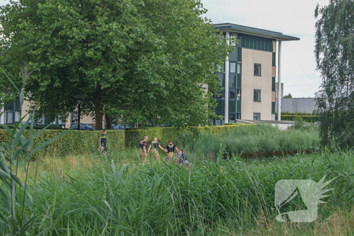 Hulpdiensten druk met persoon die te water was geraakt