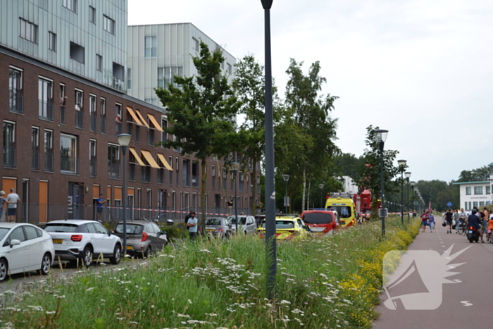 Brand op balkon snel onder controle