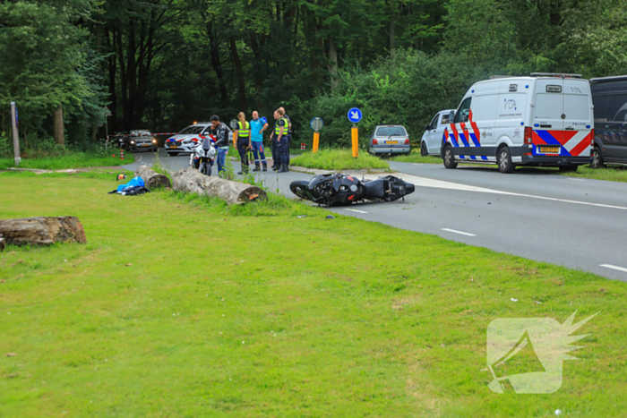 Motorrijder zwaargewond na ongeval