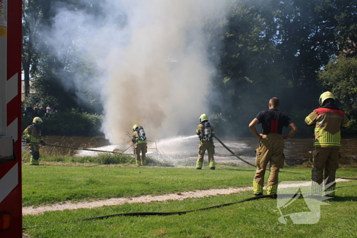 Opnieuw brand bij pleziervaartuig