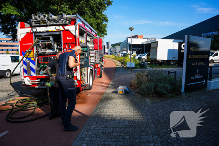 Hotel Van der Valk ontruimd door brand