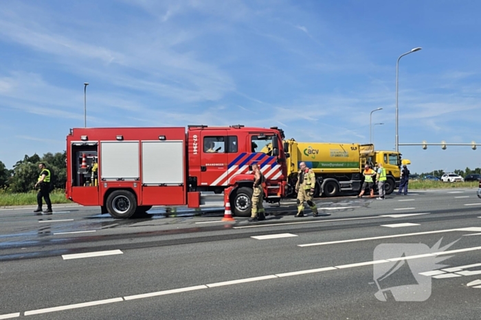 Brandend papier zorgt voor brandweer inzet