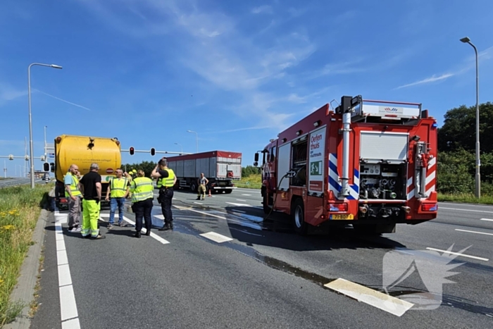 Brandend papier zorgt voor brandweer inzet