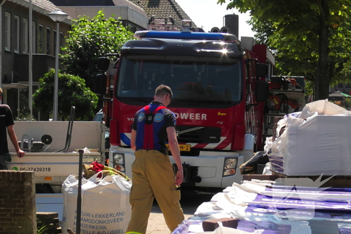 Brandweer ingezet voor gaslekkage bij woning