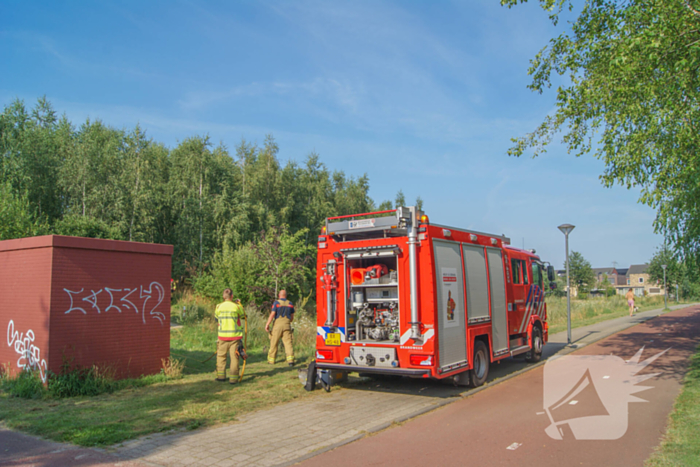 Brandweer blust bosschage brand