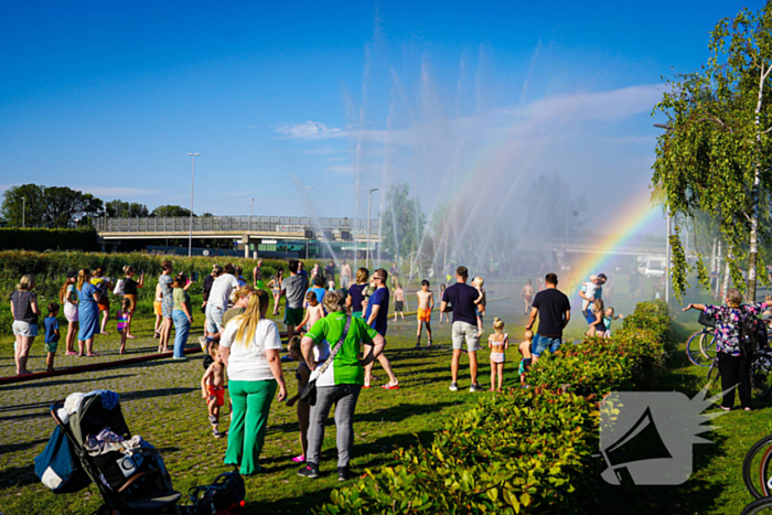 Waterfestijn zorgt voor veel plezier en afkoeling