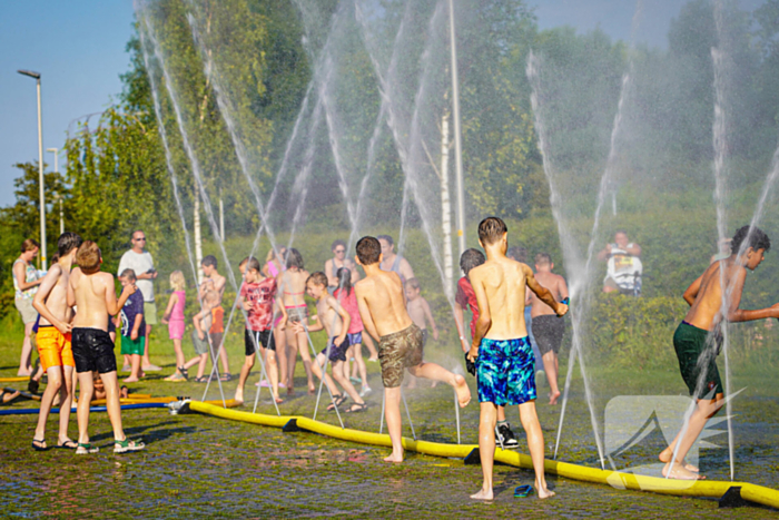 Waterfestijn zorgt voor veel plezier en afkoeling